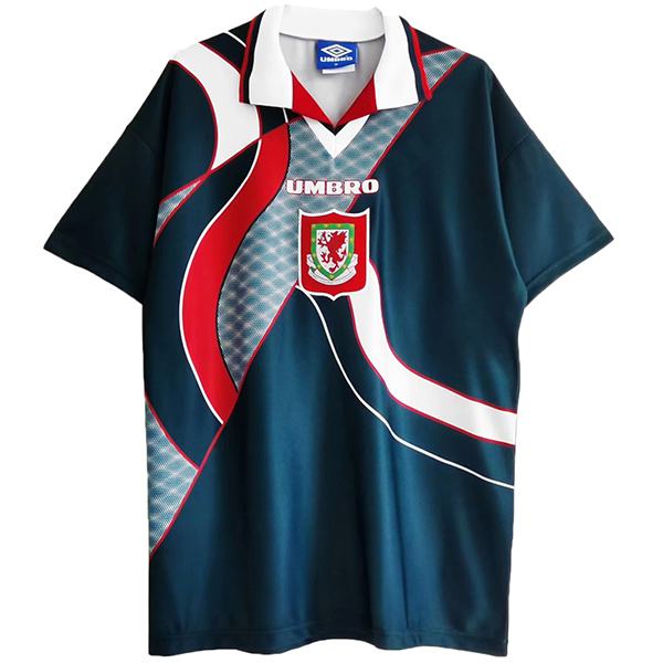 Wales away retro soccer jersey maillot match men's second sportswear football shirt 1994-1995